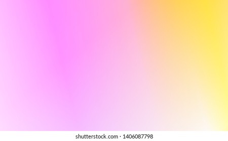 Vibrant And Smooth Gradient Soft Colors Background.  Vector Illustration.