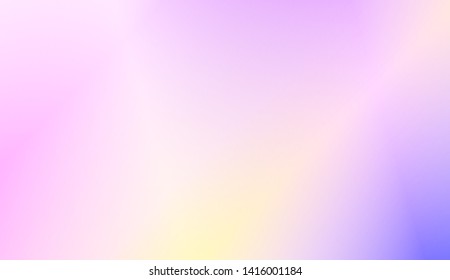 Vibrant And Smooth Gradient Soft Colors Background.  Vector Illustration.