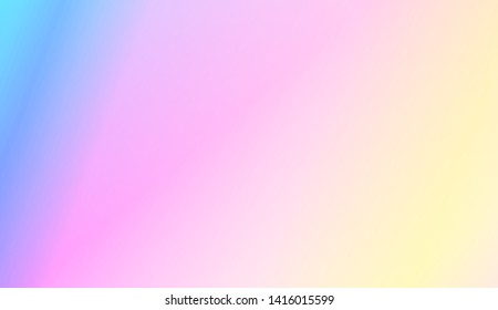 Vibrant And Smooth Gradient Soft Colors Background.  Vector Illustration.