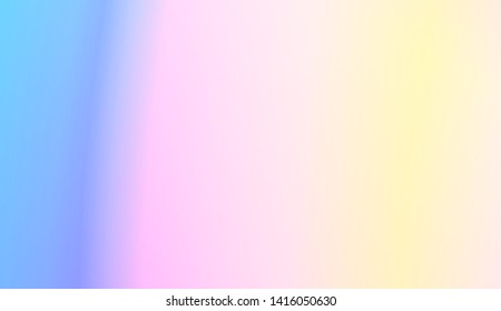 Vibrant And Smooth Gradient Soft Colors Background.  Vector Illustration.