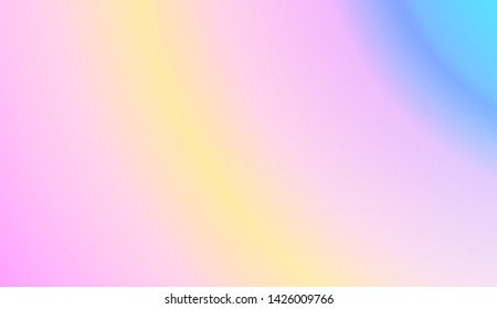 Vibrant And Smooth Gradient Soft Colors Background.  Vector Illustration.