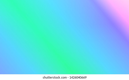 Vibrant And Smooth Gradient Soft Colors Background.  Vector Illustration.