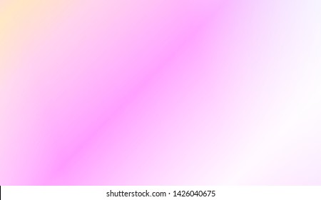 Vibrant And Smooth Gradient Soft Colors Background.  Vector Illustration.