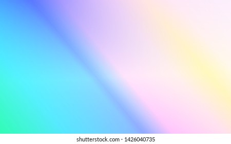 Vibrant And Smooth Gradient Soft Colors Background.  Vector Illustration.