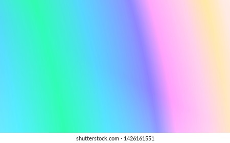 Vibrant And Smooth Gradient Soft Colors Background.  Vector Illustration.