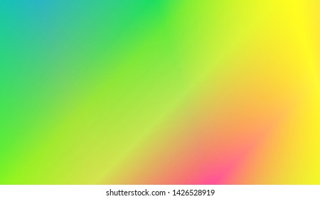 Vibrant And Smooth Gradient Soft Colors Background. For Web, Presentations And Prints. Vector Illustration