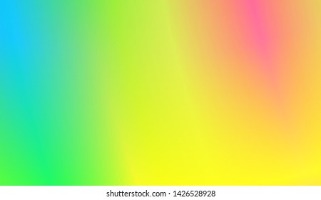 Vibrant And Smooth Gradient Soft Colors Background. For Web, Presentations And Prints. Vector Illustration