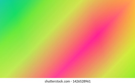 Vibrant And Smooth Gradient Soft Colors Background. For Web, Presentations And Prints. Vector Illustration