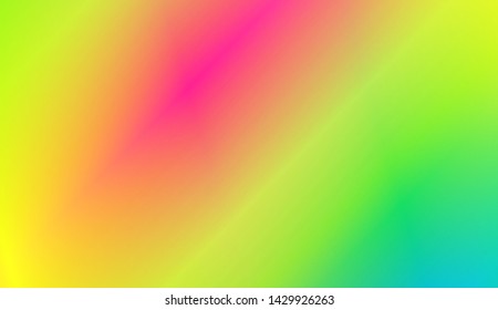 Vibrant And Smooth Gradient Soft Colors Background. For Web, Presentations And Prints. Vector Illustration