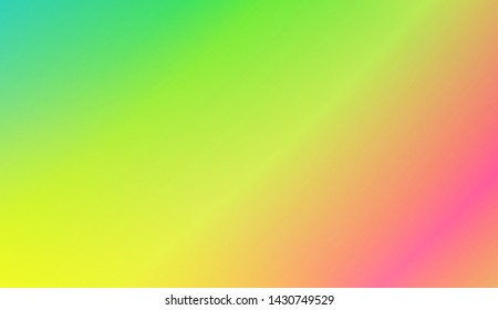 Vibrant And Smooth Gradient Soft Colors Background. For Web, Presentations And Prints. Vector Illustration