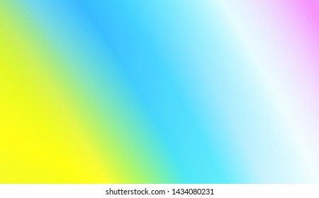 Vibrant And Smooth Gradient Soft Colors Background. For Web, Presentations And Prints. Vector Illustration