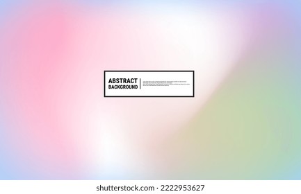 Vibrant And Smooth Gradient Soft Colors Background. For Web, Presentations And Prints. Eps10 Vector