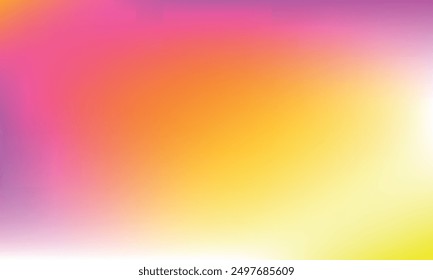 Vibrant And Smooth Gradient Soft Colors Background. Vector Illustration