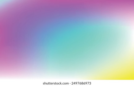 Vibrant And Smooth Gradient Soft Colors Background. Vector Illustration