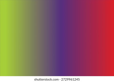 Un gradiente vibrante y suave cambia de verde a amarillo, azul, púrpura y, finalmente, un color rojo intenso y intenso.