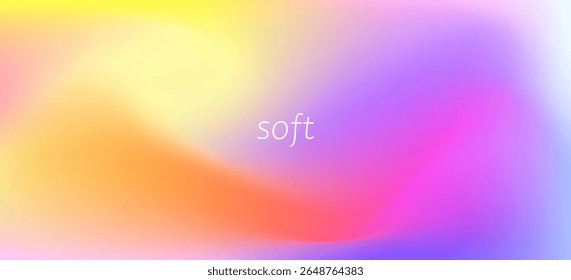 Vibrant soft gradient background with a blend of yellow, orange, pink, and purple tones. Ideal for digital design, web banners, UI backgrounds, or abstract creative visuals. Tranding concept. Eps 10.
