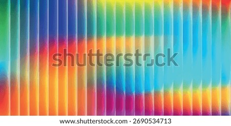 Vibrant Spectrum Vertical Stripes or Neon Rainbow Gradient Background
