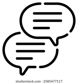 Vibrant speech bubbles perfect for enhancing digital conversations and visual storytelling.