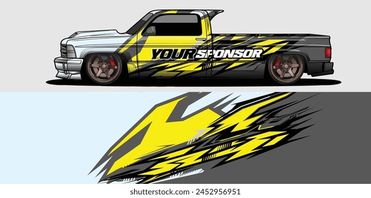 Vibrant and stand out Vector Backgrounds for Vehicle Wraps