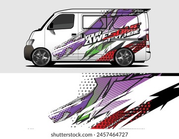 Vibrant and stand out Vector Backgrounds for Vehicle Wraps