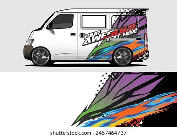 Vibrant and stand out Vector Backgrounds for Vehicle Wraps