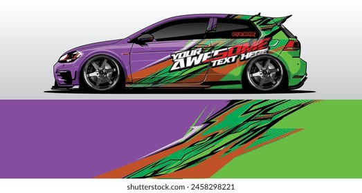 Vibrant and stand out Vector Backgrounds for Vehicle Wraps