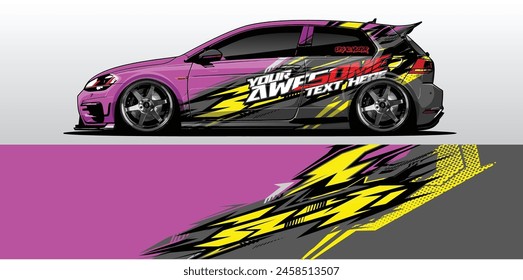 Vibrant and stand out Vector Backgrounds for Vehicle Wraps