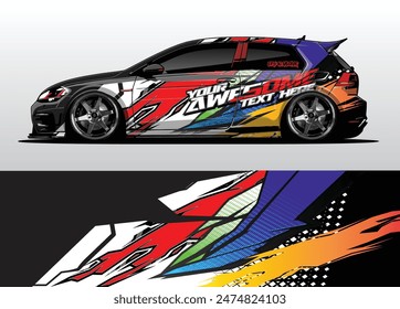 Vibrant and stand out Vector Backgrounds for Vehicle Wraps