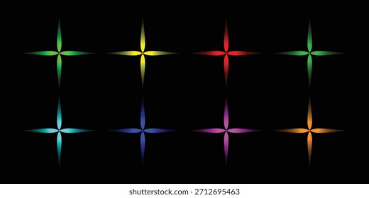 Coleção de Efeitos de Luz Estelar Vibrante