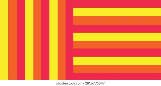 Vibrant striped pattern featuring bold pink and yellow colors, creating a lively and energetic visual effect.