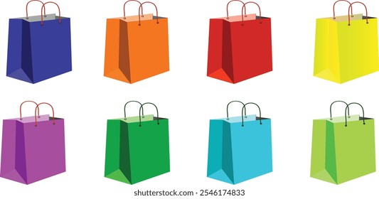 Vibrant and Stylish Shopping Bag Mockup for Eye-Catching Branding and Product Display