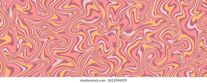 a vibrant and stylized fluid pattern, reminiscent of psychedelic art or liquid marbling.