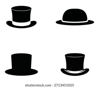 A vibrant, stylized graphic featuring a classic hat, perfect for diverse design applications.