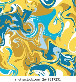 A vibrant summer marble vector illustration with seamless, abstract swirl pattern and tropical colors, perfect for backgrounds, marketing, and modern design projects. EPS file size is relatively large