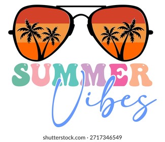 Vibrant Summer Vibes Abstract Background Design