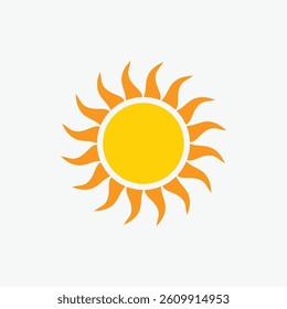 Vibrant Sun Clipart Image - Perfect for Summer Designs