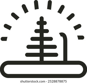 Ein lebendiges Sonnenvektordesign, das Wärme mit hellen Strahlen, einem fröhlichen Gesicht und kräftigen Farben ausstrahlt und Positivität, Energie und die Freude an sonnigen Tagen symbolisiert.