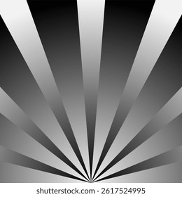 Vibrant sunburst radial rays background with smooth gradient. Perfect for poster, flyer, banner, and digital design.
