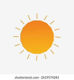 Vibrant Sunburst A Radiant Solar Illustration  
