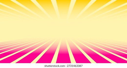 Fondo de Perspectiva vibrante y rayado con Colores de degradado que crean un visual enérgico y dinámico