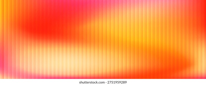 Vibrant sunrise mesh gradient with a blend of red, orange, and soft yellow with a vertical ribbed texture overlay