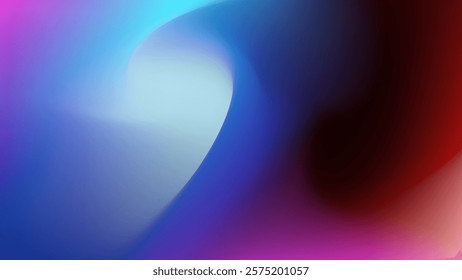 A vibrant swirl of colors blends seamlessly, showcasing shades of blue, pink, and purple. The fluid motion evokes a sense of energy and creativity in an artistic representation.