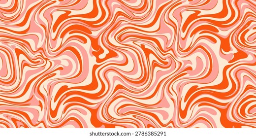 Vibrant swirling patterns create mesmerizing abstract design on surface