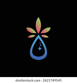  a vibrant and symbolic logo design that combines natural and abstract elements.