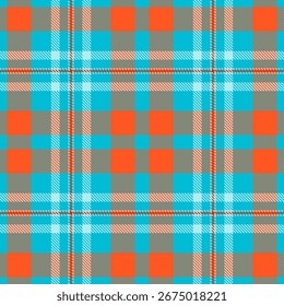 Patrón de tartán vibrante. Diseño a cuadros sin costuras con colores brillantes y un tejido clásico. Ideal para moda, textiles o fondos que ofrecen un sentido de la tradición.