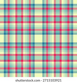 Vibrant tartan plaid pattern in red, teal, and cream. A classic textile design ideal for backgrounds, apparel, and home decor projects. Versatile  eyecatching