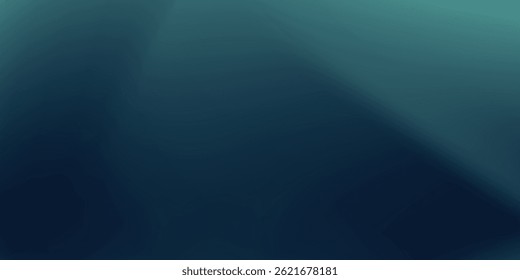 Diseño de degradado abstracto azul y verde azulado vibrante que muestra transiciones suaves y tonos tranquilizadores, perfecto para fondos digitales modernos y exhibiciones de arte conceptual Vector EPS10