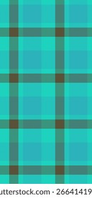 Lebendige Teal und braunes kariertes Muster.  Perfekt für Textildesign, Website-Hintergründe oder Modeprojekte.