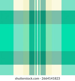 Azul-petróleo vibrante e creme xadrez padrão. Perfeito para design têxtil, fundos de site, ou ilustrações de moda.