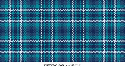 Vibrant teal and navy plaid pattern.  Perfect for textile design, fashion, or website backgrounds.